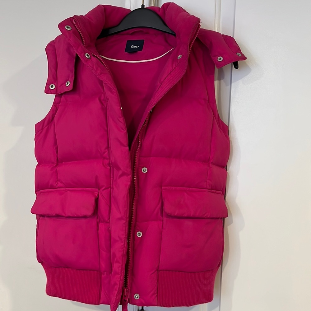 GUC Gap down vest with removable hood XS